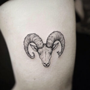 tattoo of aries sign