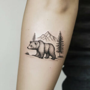 teddy bear tattoo