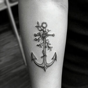 traditional anchor tattoo