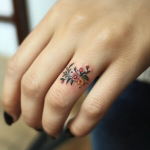 wedding ring tattoo designs