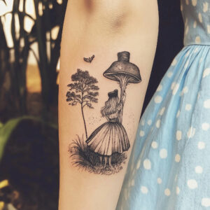 alice in wonderland tattoo