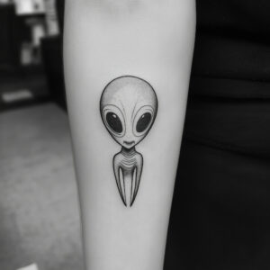 alien tattoo stencil