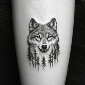 american indian wolf tattoo designs