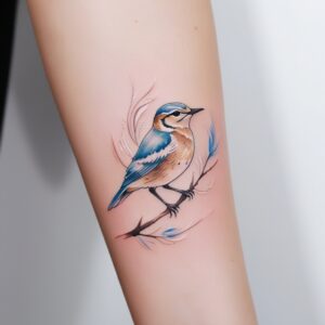 ankle bird tattoo designs