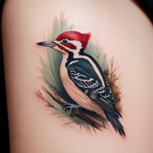 bird and heart tattoo designs