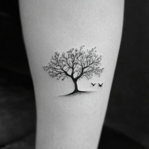 bonsai tree tattoo design