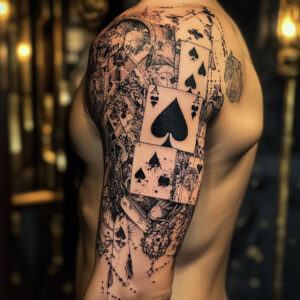 card design tattoo