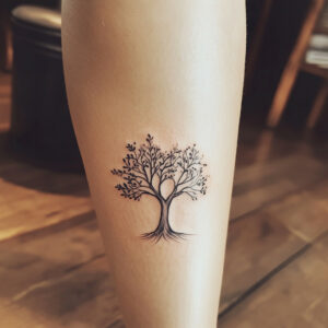 family tree tattoo design