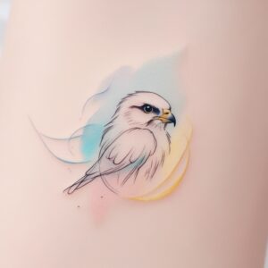 flower and bird tattoo designs