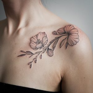 matching best friend tattoos for females