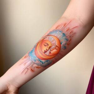 meaning of sun and moon tattoo