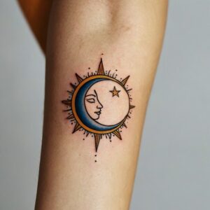 meaning sun and moon tattoo