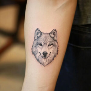 native american wolf tattoo designs