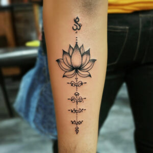 sanskrit script tattoo