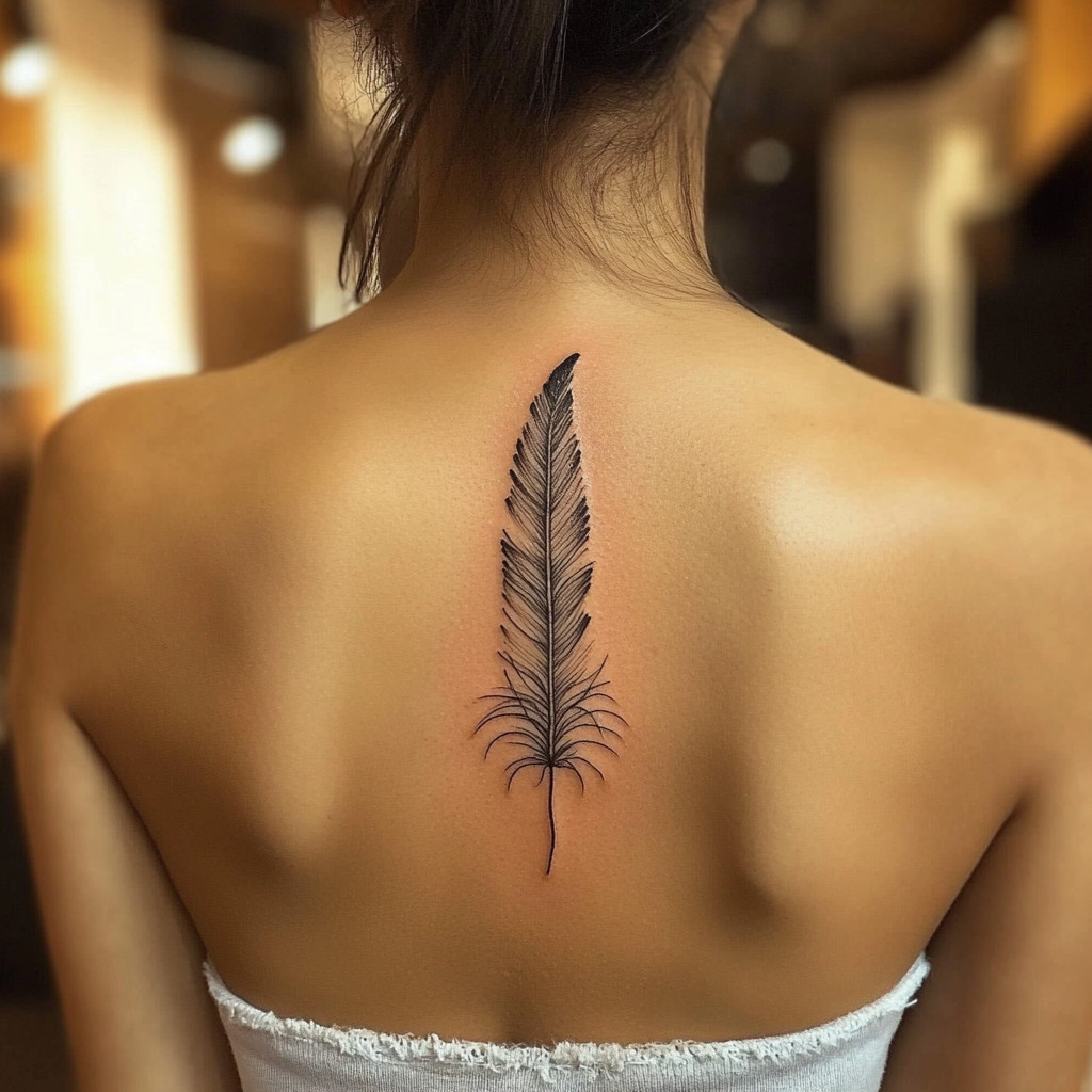 small feather tattoo meaning