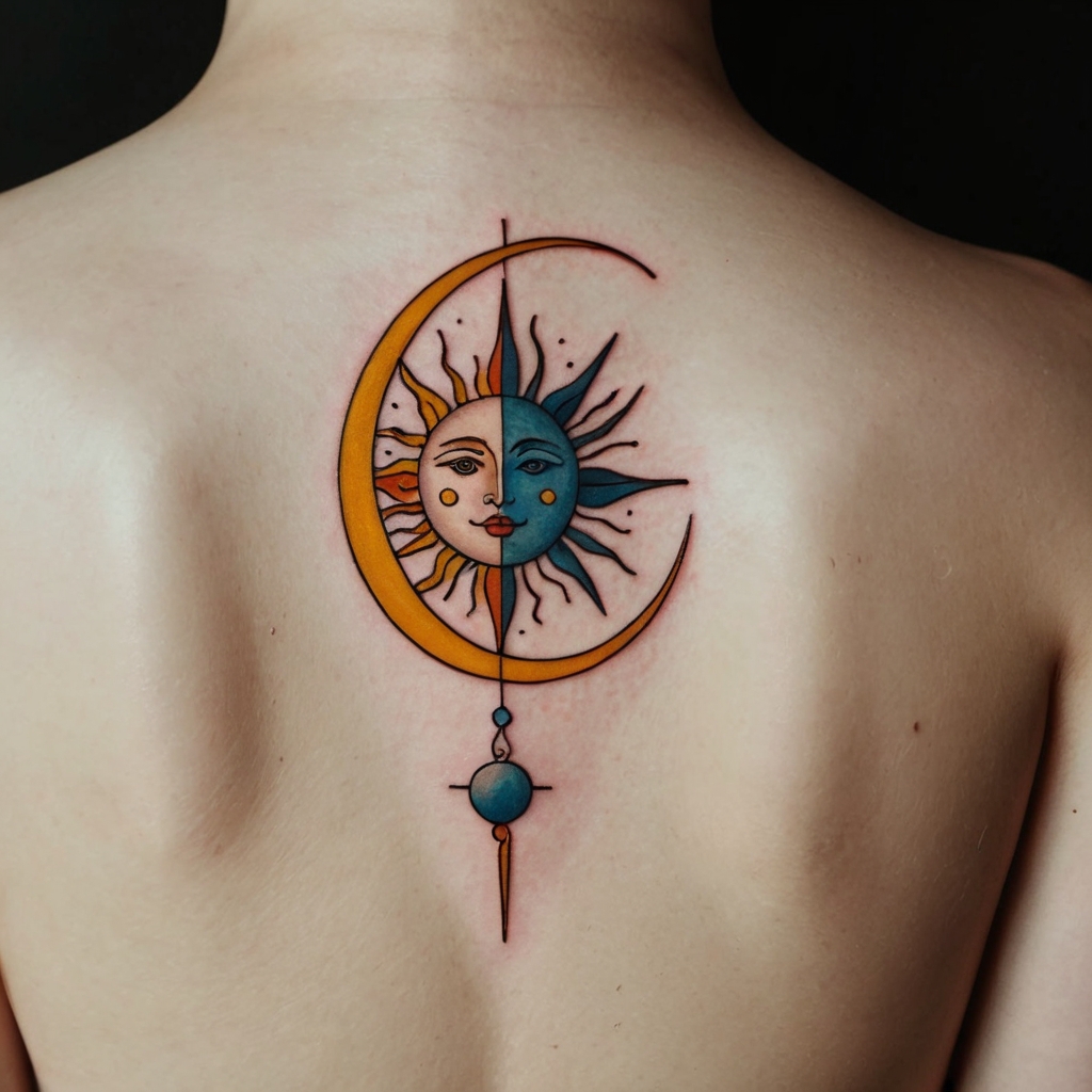 The Deeper Meaning Behind Sun and Moon Tattoos