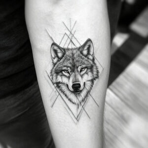 tattoo design wolf