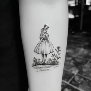 tattoo designs alice in wonderland