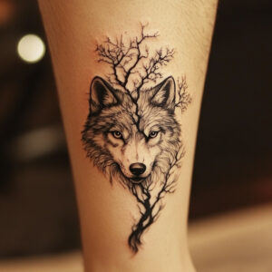 tattoo designs tribal wolf