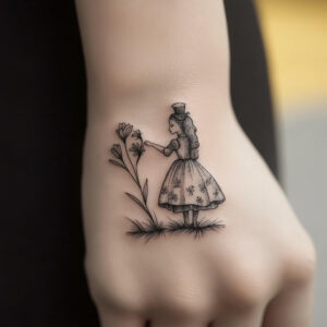 tattoos of alice in wonderland