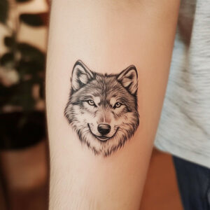 traditional wolf tattoo designs