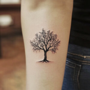 tree design tattoo