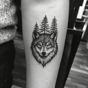 tribal wolf tattoo designs