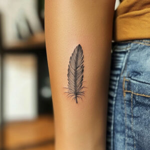 what does a feather tattoo symbolize