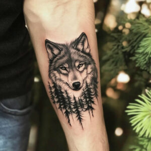 wolf tattoo designs tribal