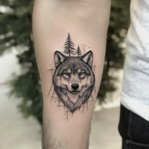 wolf tattoo tribal designs