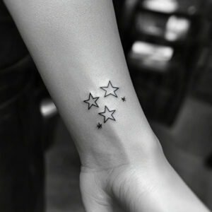 3 star in the sun tattoo