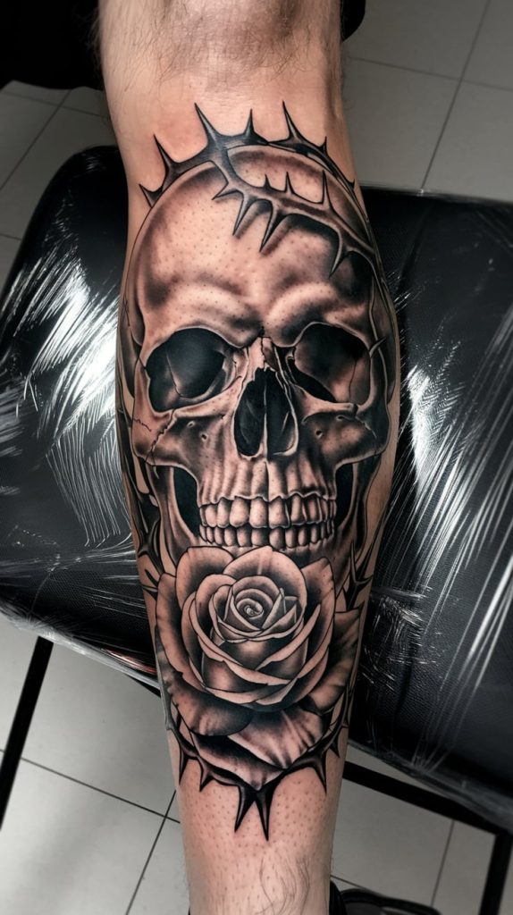 Tattoo Design Skull Outline