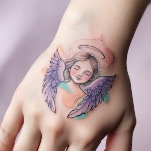 angel angel tattoo