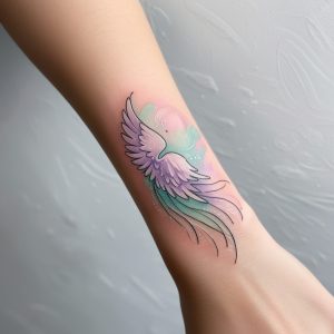 angel tattoo