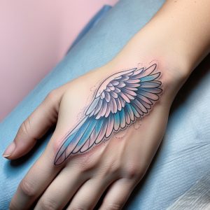 angel wings tattoo