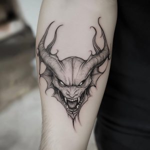 anti demon possession tattoo