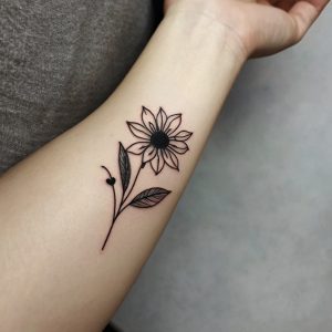 arm flower tattoo ideas