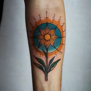 best flower tattoos for guys