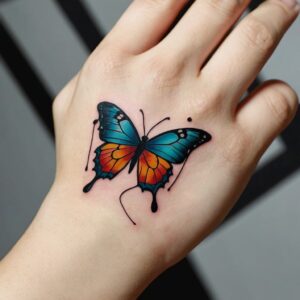 butterfly hand tattoo ideas