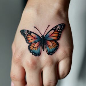 butterfly tattoo designs for hand