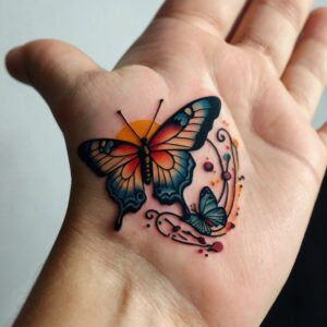 butterfly tattoo ideas on hand