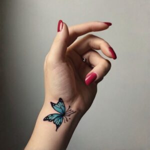 butterfly tattoo images on wrist