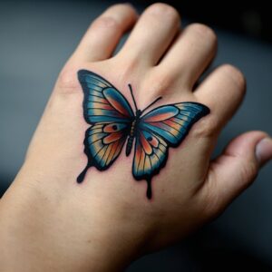 butterfly tattoos for hands