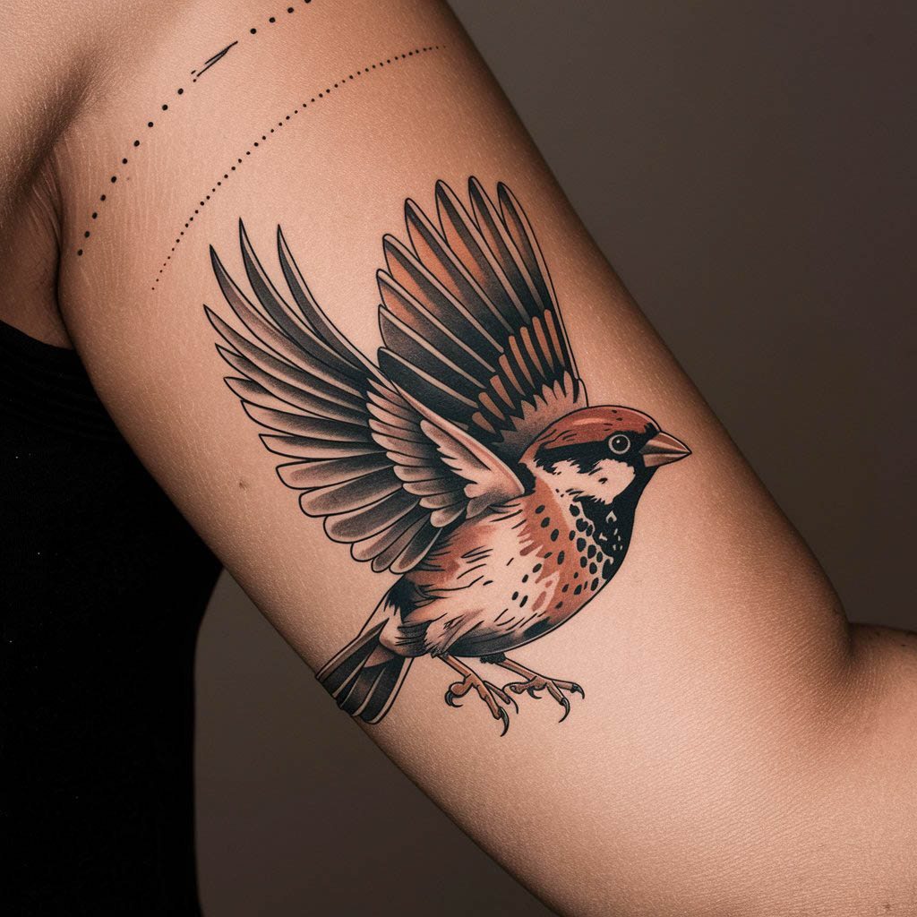Sparrow Tattoo Designs Trendy & Free in 2025