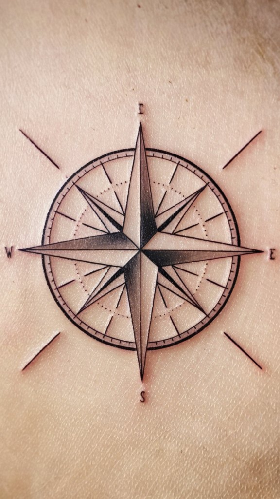 compass tattoo ideas