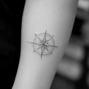 compass tattoos for men