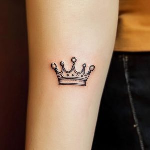 crown tattoo