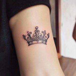 crown tattoo princess