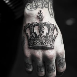 crown tattoo small