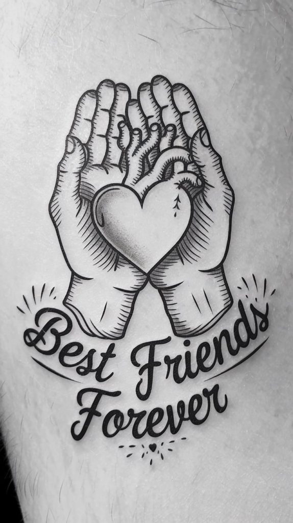 cute girl best friend tattoos